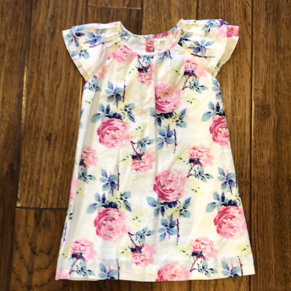Girls Gap Floral Dress 4yrs